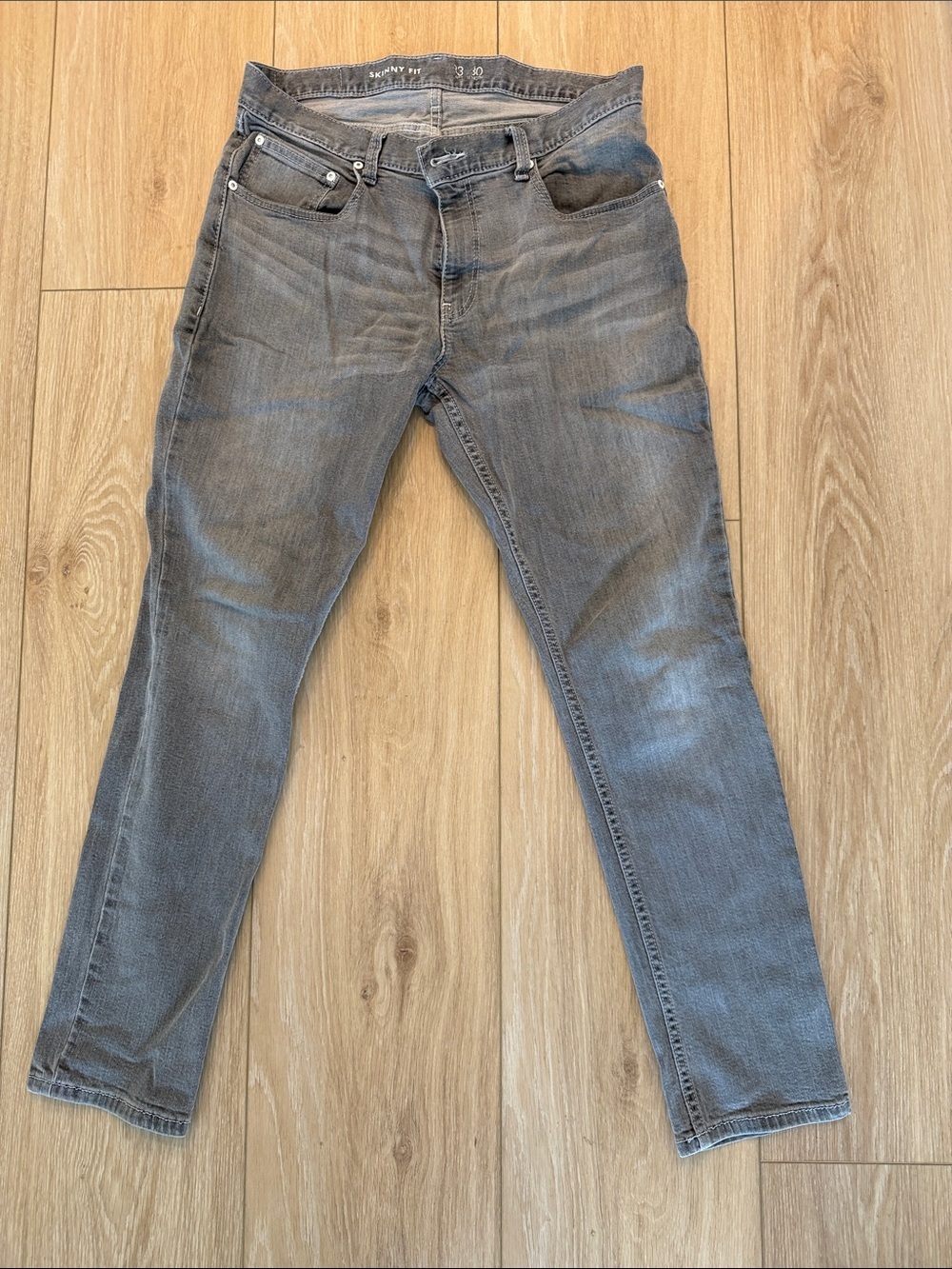 INC International Concepts Men's Skinny Gray Jeans